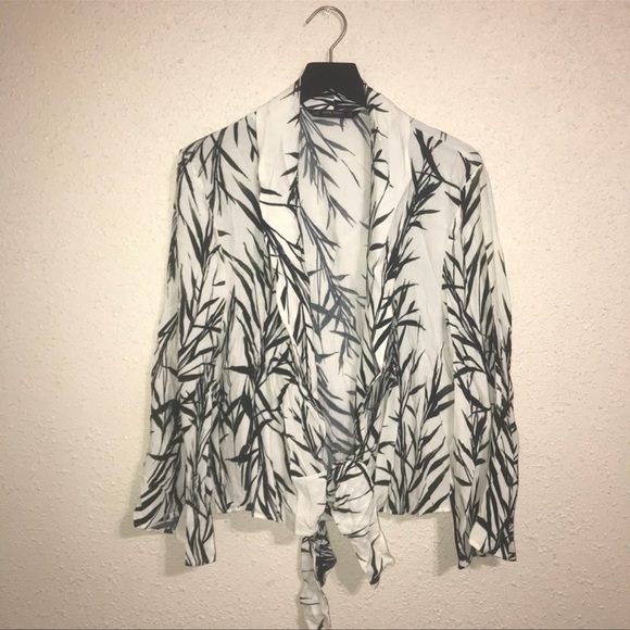 Zara Leaves Print Jacket - Picture 2 of 3